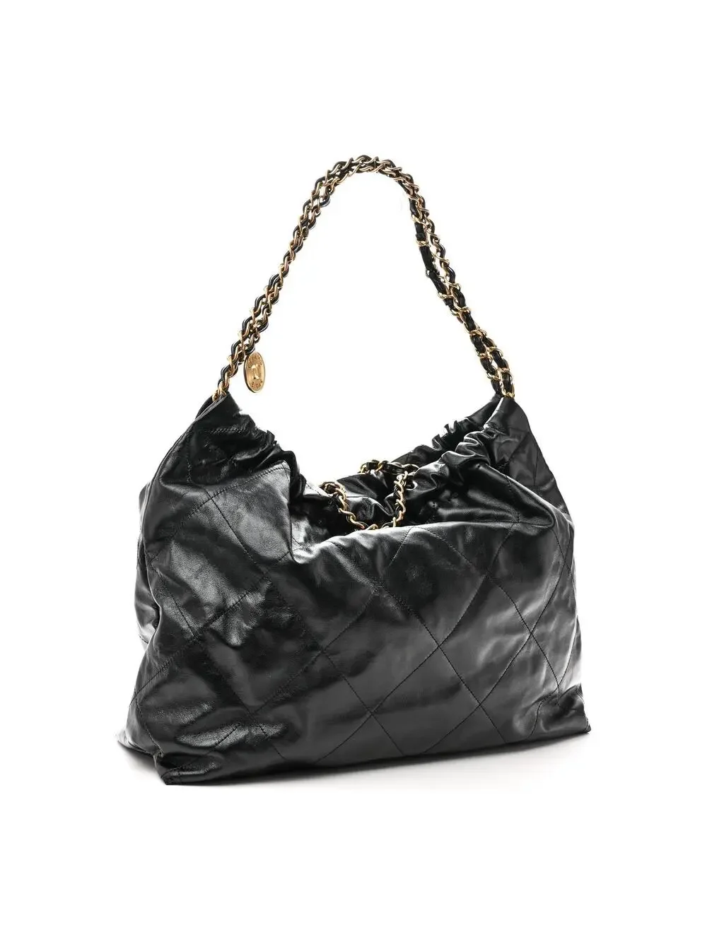 Shiny Calfskin Quilted Large Chanel 22 #338444C55B